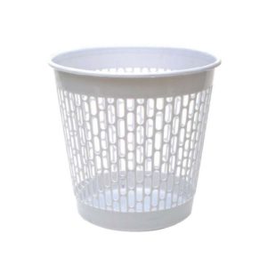 סל אשפה לבן