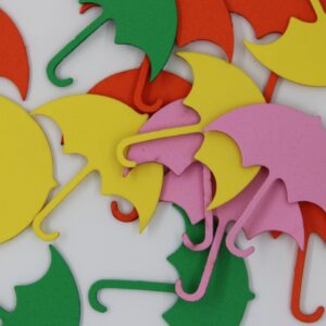 חורף-מטרייה צבעוניות מסול 60 יח'